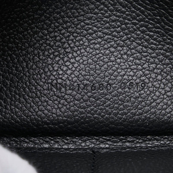 サンローラン YSLロゴ 長財布 ラウンドファスナー ブラック レザー レディース SAINT LAURENT 【中古】