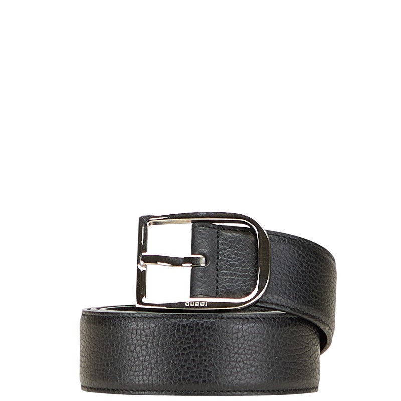 グッチ ベルト サイズ:100/40 449716 ブラック レザー メンズ GUCCI 【中古】