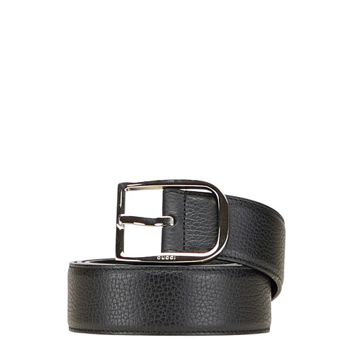 グッチ ベルト サイズ:100/40 449716 ブラック レザー メンズ GUCCI 【中古】