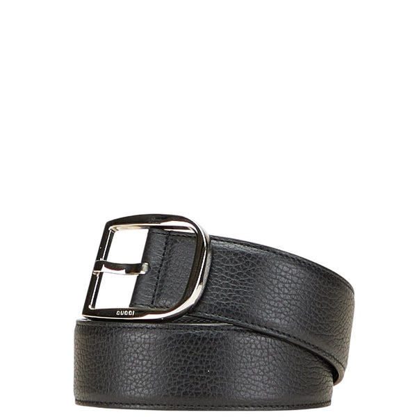 グッチ ベルト サイズ:100/40 449716 ブラック レザー メンズ GUCCI 【中古】