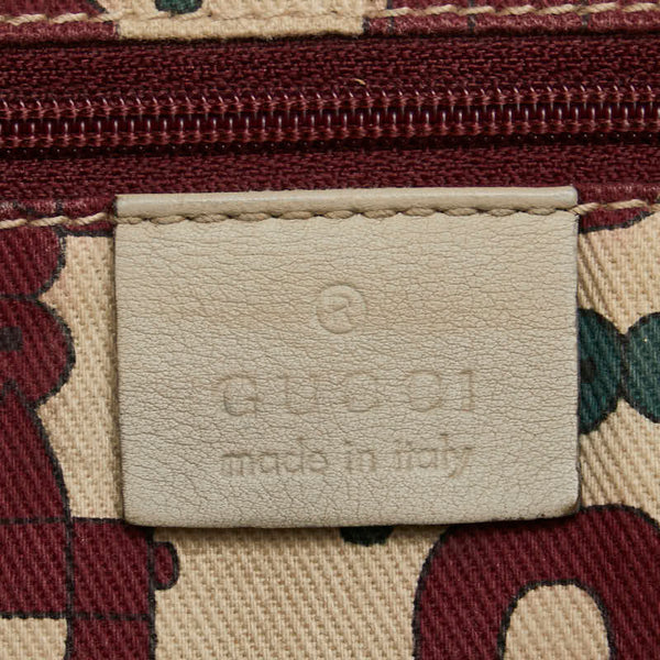 グッチ グッチシマ アビー 斜め掛け ショルダーバッグ 131326 ベージュ レザー レディース GUCCI 【中古】