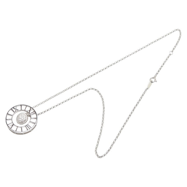 Pt900 プラチナ Pt850 プラチナ ダイヤ0.22ct ペンダントネックレス レディース 【中古】