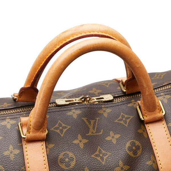 ルイ ヴィトン モノグラム キーポル60 ボストンバッグ トラベルバッグ M41422 ブラウン PVC レザー レディース LOUIS VUITTON 【中古】