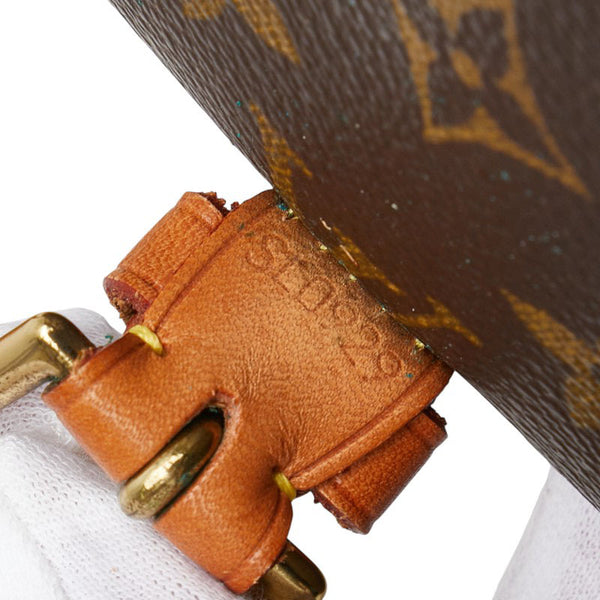 ルイ ヴィトン モノグラム ソローニュ ショルダーバッグ M42250 ブラウン PVC レザー レディース LOUIS VUITTON 【中古】