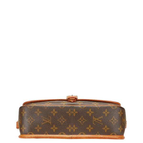 ルイ ヴィトン モノグラム ソローニュ ショルダーバッグ M42250 ブラウン PVC レザー レディース LOUIS VUITTON 【中古】