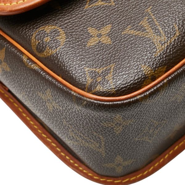ルイ ヴィトン モノグラム ソローニュ ショルダーバッグ M42250 ブラウン PVC レザー レディース LOUIS VUITTON 【中古】