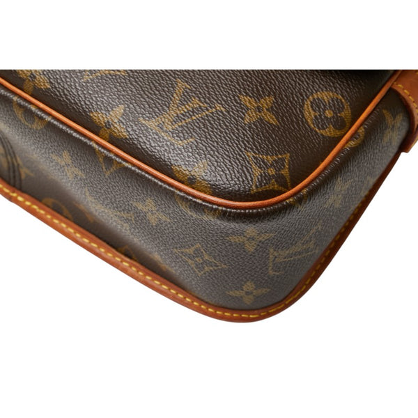 ルイ ヴィトン モノグラム ソローニュ ショルダーバッグ M42250 ブラウン PVC レザー レディース LOUIS VUITTON 【中古】