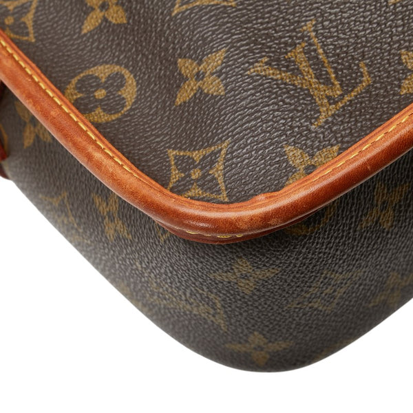 ルイ ヴィトン モノグラム ソローニュ ショルダーバッグ M42250 ブラウン PVC レザー レディース LOUIS VUITTON 【中古】