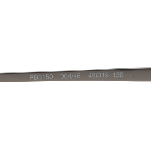 レイバン サングラス オーバル RB3150 シルバー プラスチック メンズ Ray-Ban 【中古】