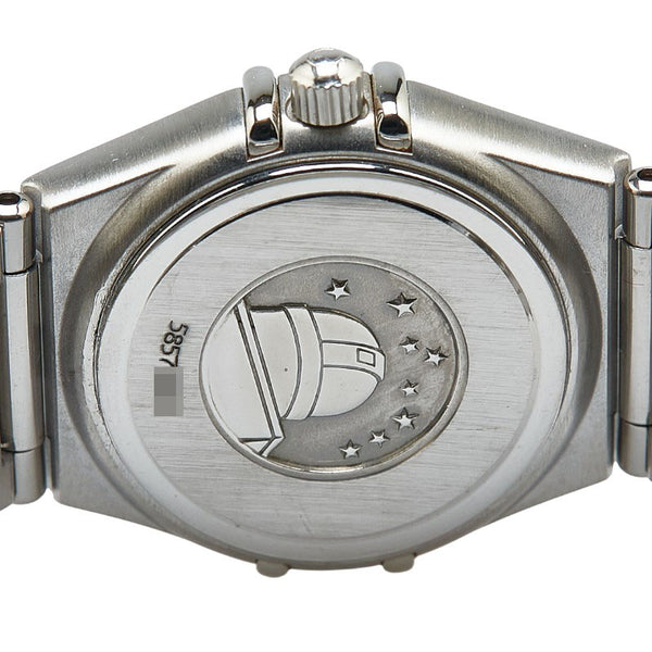 オメガ コンステレーション 腕時計 1562.40 クオーツ ブラック文字盤 ステンレススチール レディース OMEGA 【中古】