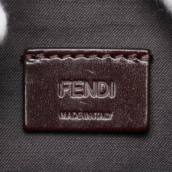 フェンディ トリプレット ポーチ 8BS001 レッド ブルー マルチカラー レザー パイソン レディース FENDI 【中古】