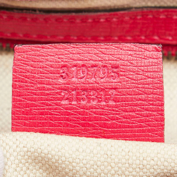 グッチ ホースビット トートバッグ ショルダーバッグ 2WAY 319795 ピンク レザー レディース GUCCI 【中古】
