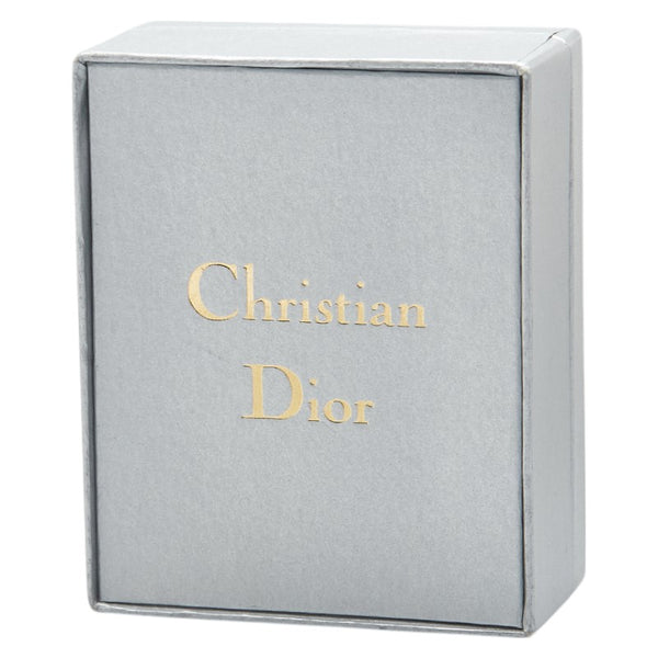 ディオール ロゴ ラウンド キーホルダー バッグチャーム ゴールド メッキ レディース Dior 【中古】