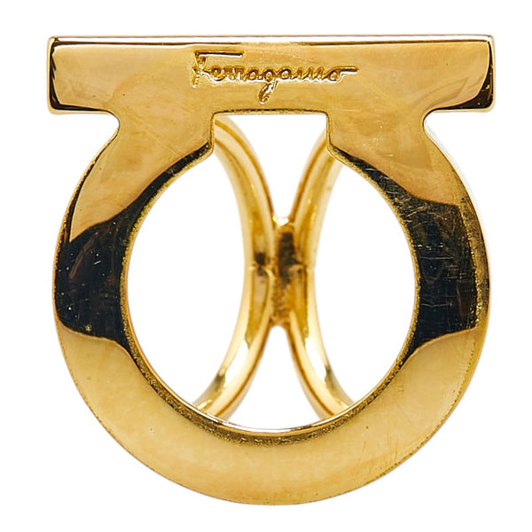 サルヴァトーレフェラガモ ガンチーニ スカーフリング ゴールド メッキ レディース Salvatore Ferragamo 【中古】