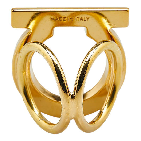 サルヴァトーレフェラガモ ガンチーニ スカーフリング ゴールド メッキ レディース Salvatore Ferragamo 【中古】