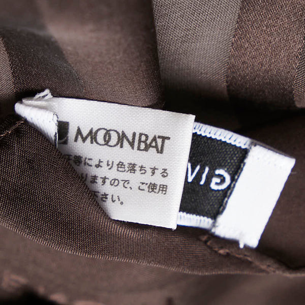 ジバンシー ロゴ スカーフ ブラウン シルク レディース Givenchy 【中古】