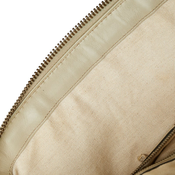 グッチ グッチシマ ハンドバッグ 282299 アイボリー ホワイト レザー レディース GUCCI 【中古】