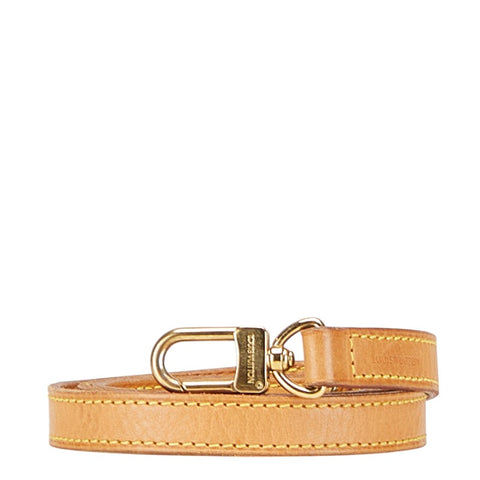 ルイ ヴィトン ショルダーストラップ ベージュ ゴールド レザー メッキ レディース LOUIS VUITTON 【中古】