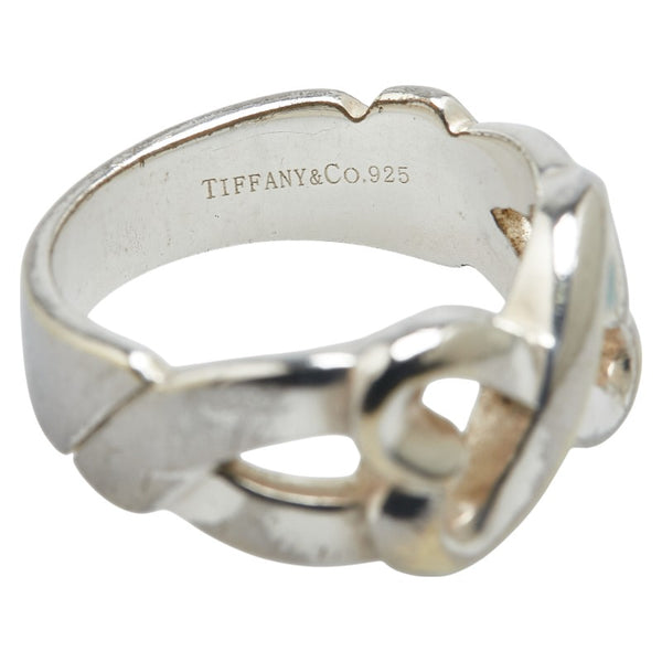 ティファニー ダブルラビングハート リング 指輪 SV925 シルバー レディース TIFFANY&Co. 【中古】