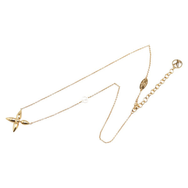 ルイ ヴィトン コリエ ルイゼット ネックレス M00365 ゴールド メッキ レディース LOUIS VUITTON 【中古】