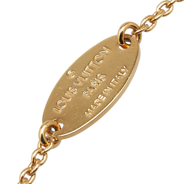 ルイ ヴィトン コリエ ルイゼット ネックレス M00365 ゴールド メッキ レディース LOUIS VUITTON 【中古】