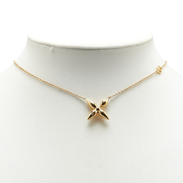 ルイ ヴィトン コリエ ルイゼット ネックレス M00365 ゴールド メッキ レディース LOUIS VUITTON 【中古】