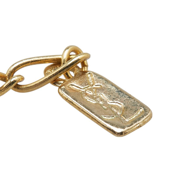サンローラン ネックレス ゴールド メッキ レディース SAINT LAURENT 【中古】