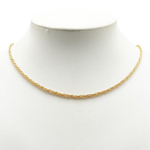 サンローラン チェーンネックレス ゴールド メッキ レディース SAINT LAURENT 【中古】