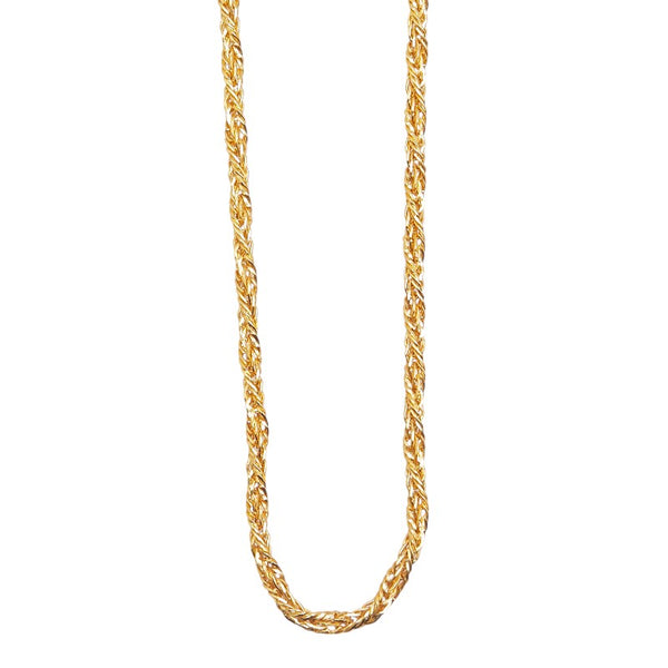 サンローラン チェーンネックレス ゴールド メッキ レディース SAINT LAURENT 【中古】