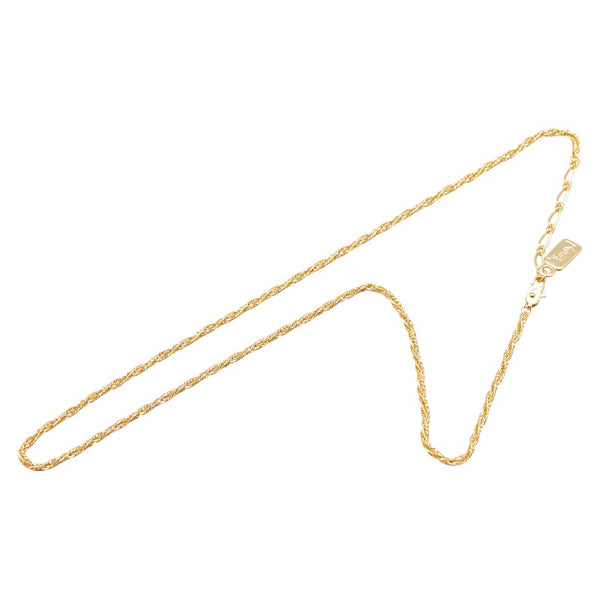 サンローラン チェーンネックレス ゴールド メッキ レディース SAINT LAURENT 【中古】