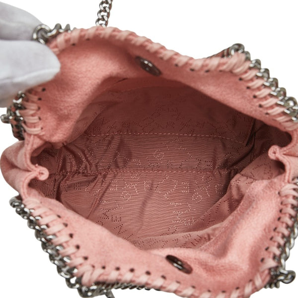 ステラマッカートニー ファラベラ タイニー チェーン ハンドバッグ ショルダーバッグ ピンク ポリエステル レディース Stella McCartney 【中古】