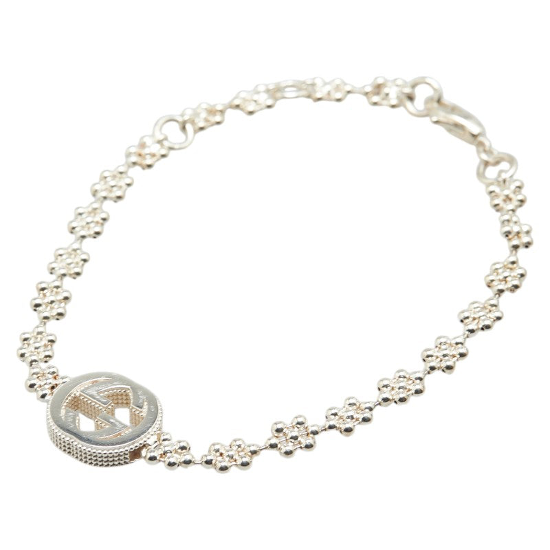 グッチ インターロッキングG ブレスレット 481687 SV925 シルバー レディース GUCCI 【中古】