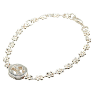 グッチ インターロッキングG ブレスレット 481687 SV925 シルバー レディース GUCCI 【中古】