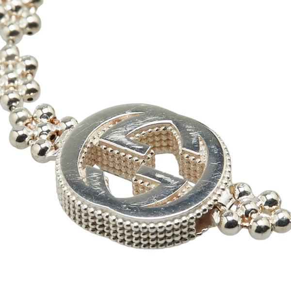 グッチ インターロッキングG ブレスレット 481687 SV925 シルバー レディース GUCCI 【中古】
