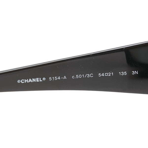 シャネル ココマーク サングラス ブラック プラスチック レディース CHANEL 【中古】