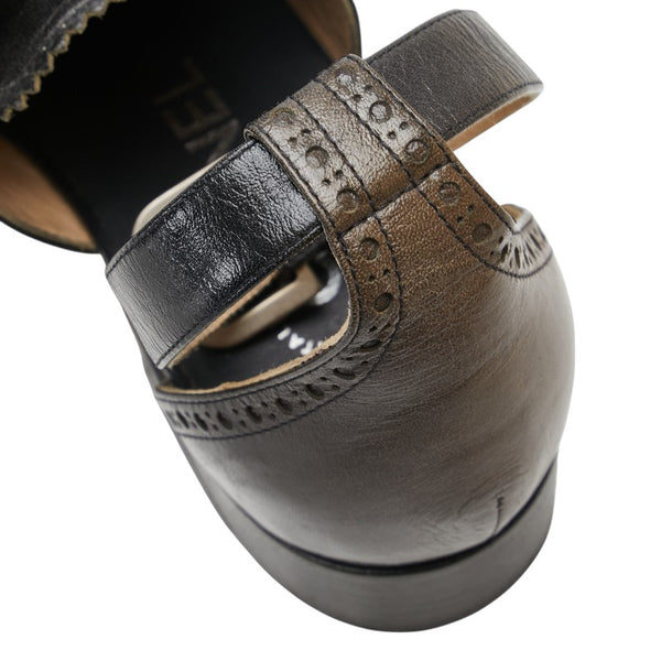 シャネル ローファー ローファー パンプス サイズ:35 1/2 ブラック レザー レディース CHANEL 【中古】
