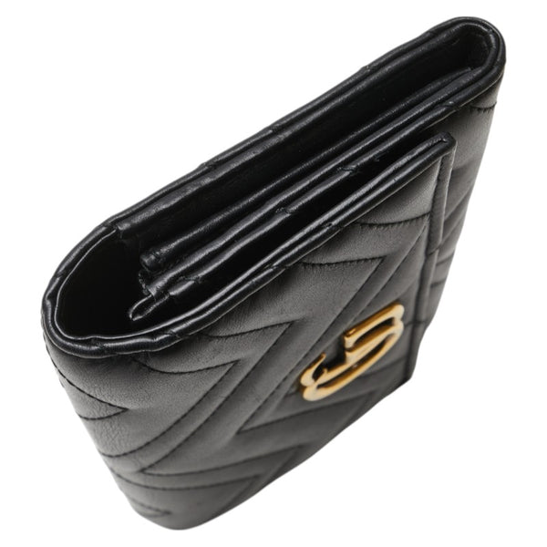 グッチ GGマーモント 長財布 443436 ブラック レザー レディース GUCCI 【中古】