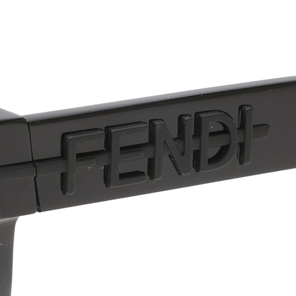 フェンディ ロゴ サングラス FE40078F ブラック プラスチック レディース FENDI 【中古】