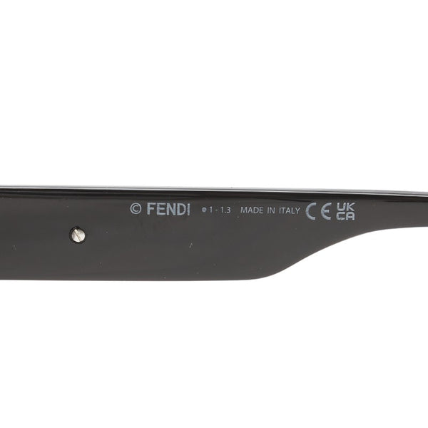 フェンディ ロゴ サングラス FE40078F ブラック プラスチック レディース FENDI 【中古】
