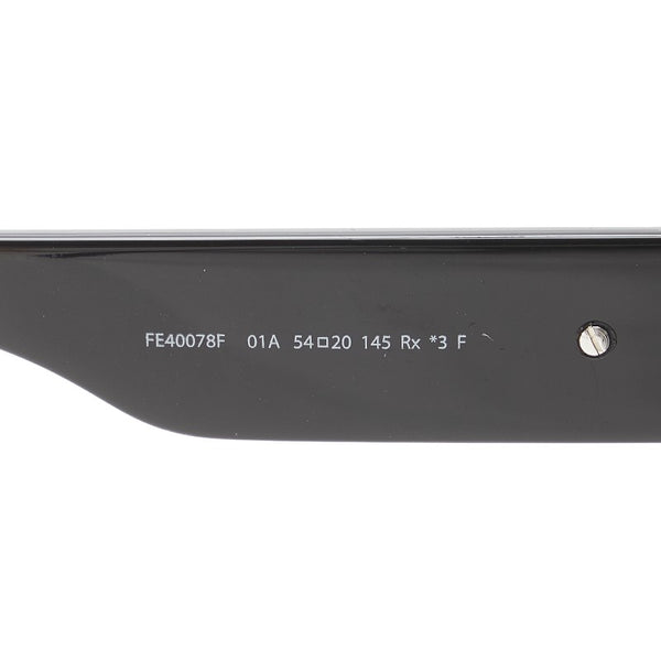 フェンディ ロゴ サングラス FE40078F ブラック プラスチック レディース FENDI 【中古】