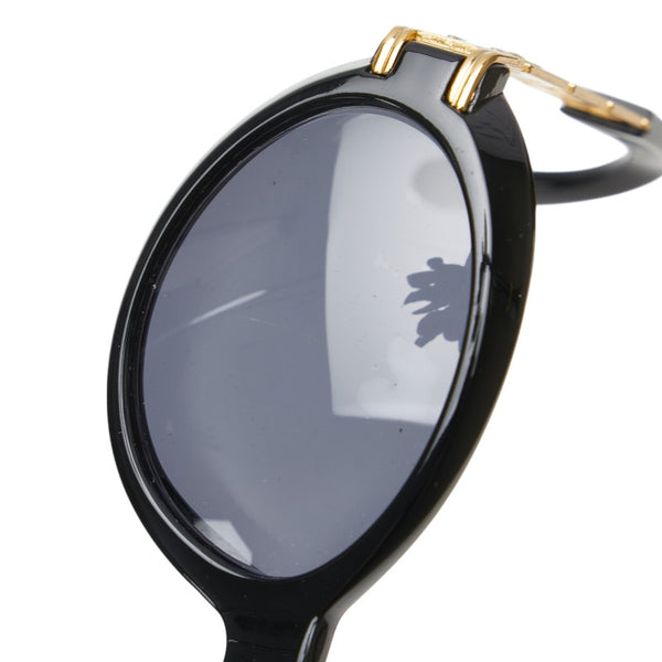 ヴェルサーチェ メデューサ サングラス MOD.486 COL.852 ブラック プラスチック メッキ レディース VERSACE 【中古】