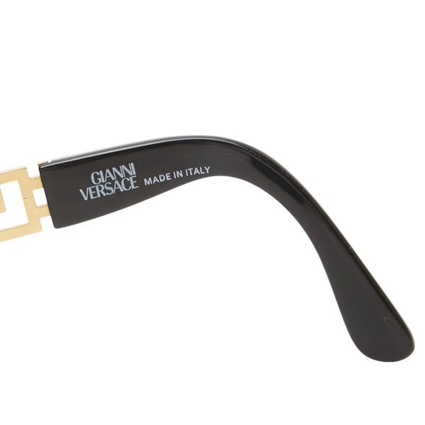 ヴェルサーチェ メデューサ サングラス MOD.486 COL.852 ブラック プラスチック メッキ レディース VERSACE 【中古】