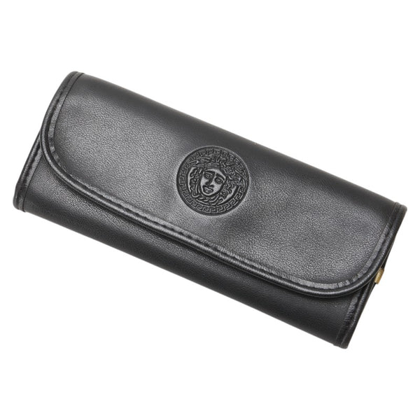 ヴェルサーチェ メデューサ サングラス MOD.486 COL.852 ブラック プラスチック メッキ レディース VERSACE 【中古】