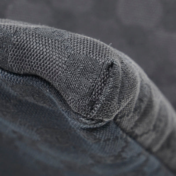 グッチ GGキャンバス ウエストバッグ ボディバッグ 28566 ブラック キャンバス レザー レディース GUCCI 【中古】