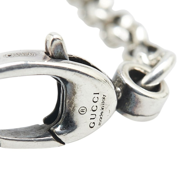 グッチ ダブルG キーチャーム ブレスレット 632207 J8400 0701 シルバー SV925 シルバー レディース GUCCI 【中古】