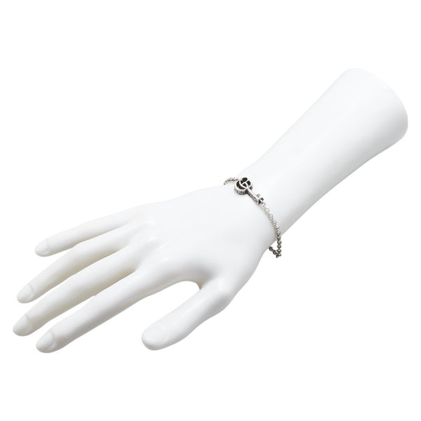 グッチ ダブルG キーチャーム ブレスレット 632207 J8400 0701 シルバー SV925 シルバー レディース GUCCI 【中古】