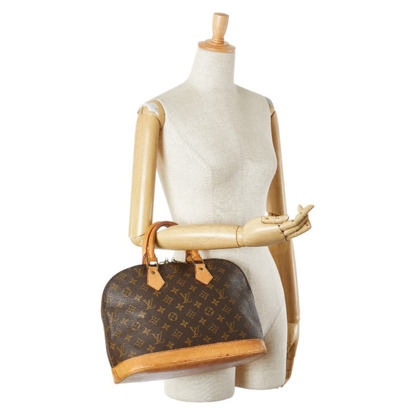 ルイ ヴィトン モノグラム アルマPM ハンドバッグ M51130 ブラウン PVC レザー レディース LOUIS VUITTON 【中古】
