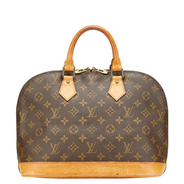 ルイ ヴィトン モノグラム アルマPM ハンドバッグ M51130 ブラウン PVC レザー レディース LOUIS VUITTON 【中古】