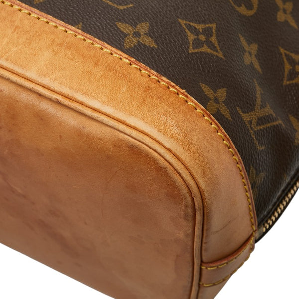 ルイ ヴィトン モノグラム アルマPM ハンドバッグ M51130 ブラウン PVC レザー レディース LOUIS VUITTON 【中古】