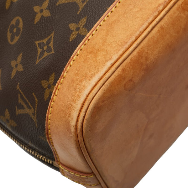 ルイ ヴィトン モノグラム アルマPM ハンドバッグ M51130 ブラウン PVC レザー レディース LOUIS VUITTON 【中古】